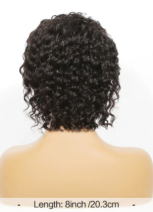 Human Hair Curly Bob Wigs For Women