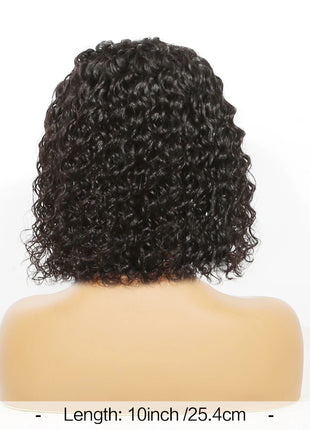 Human Hair Curly Bob Wigs For Women