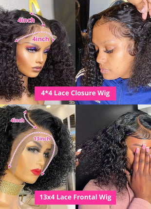 13x4 Lace Front Wigs Human Hair 200% Density Brazilian
