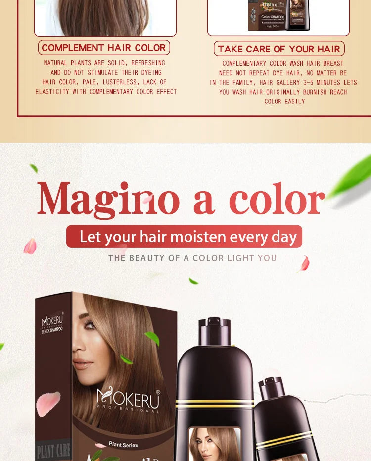 Hair Dye Shampoo For Women Professional Dye