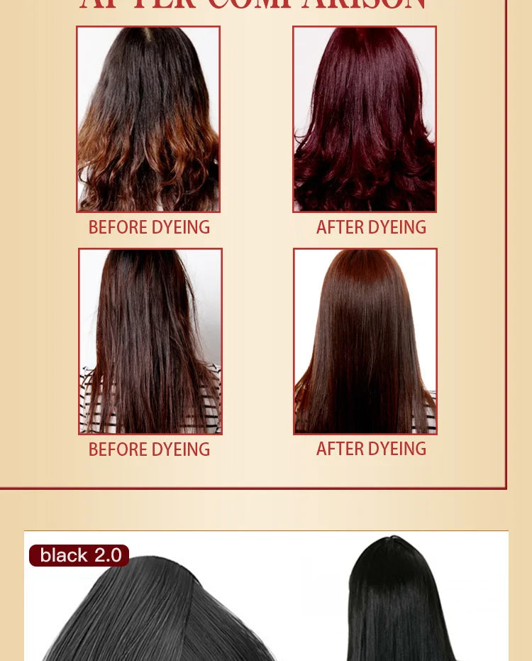 Hair Dye Shampoo For Women Professional Dye