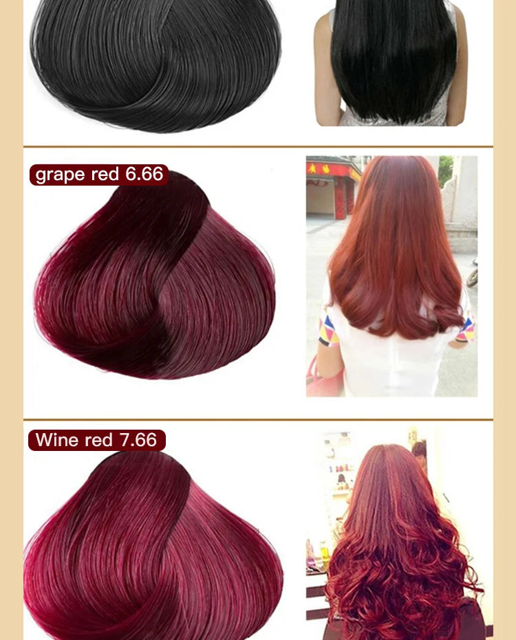 Hair Dye Shampoo For Women Professional Dye