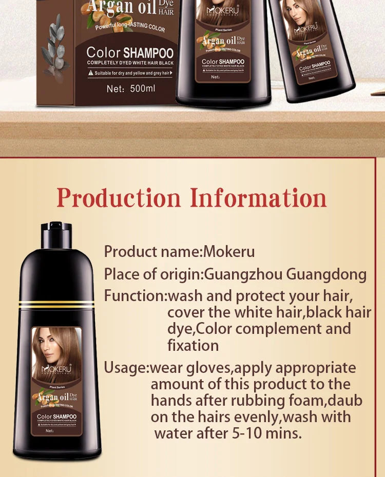 Hair Dye Shampoo For Women Professional Dye