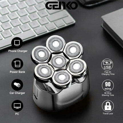 Head Shavers for Bald Men 6-in-1 Shavers Electric
