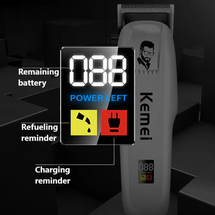 Kemei Professional Hair Clipper Rechargeable