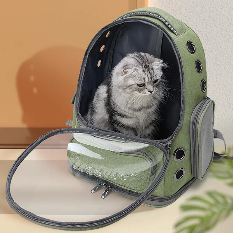 Transparent Pet Cat Carrier Bag Outdoor Travel Backpack for Cats