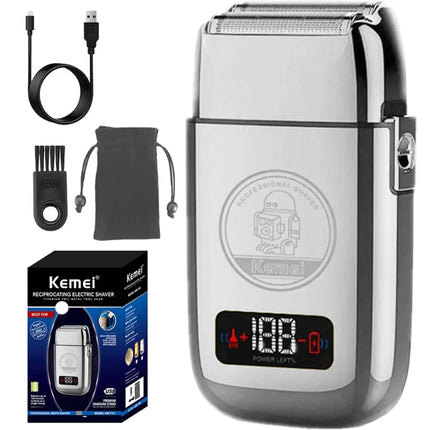rechargeable electric shaver for men hair beard electric razor