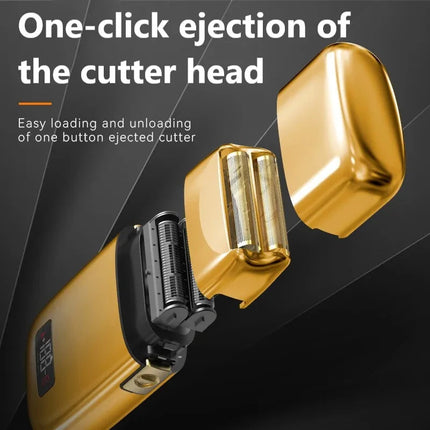 rechargeable electric shaver for men hair beard electric razor