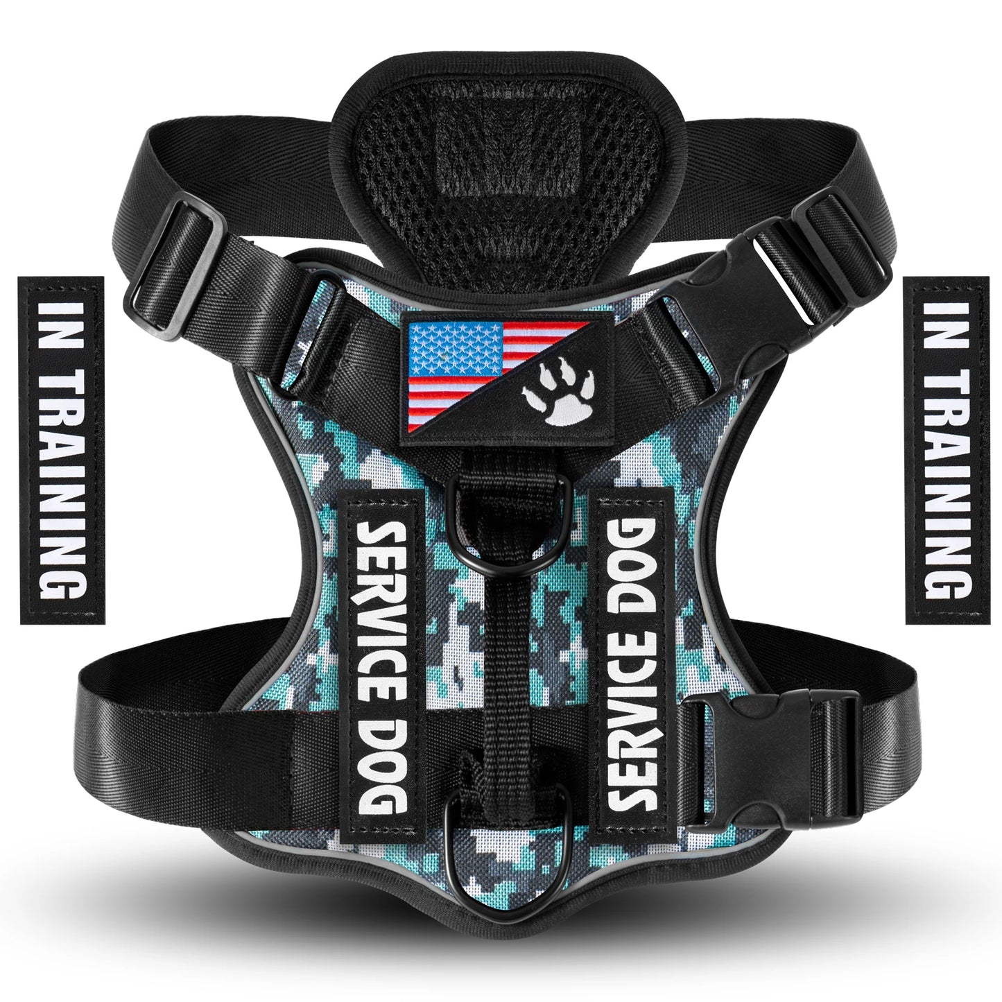 Service Dog Harness, Reflective Dog Vest