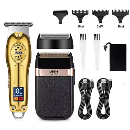 Professional Electric Hair Clippers Beard Clipper Rechargeable