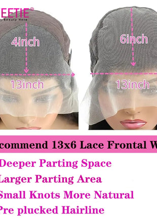 Lace Front Human Hair Wigs Remy Human Hair 30 34inch