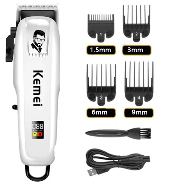 Kemei Professional Hair Clipper Rechargeable