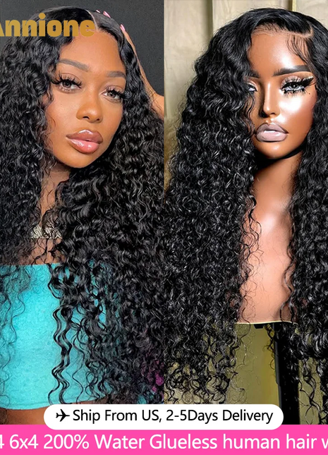 6x4 Glueless Wig Human Hair
