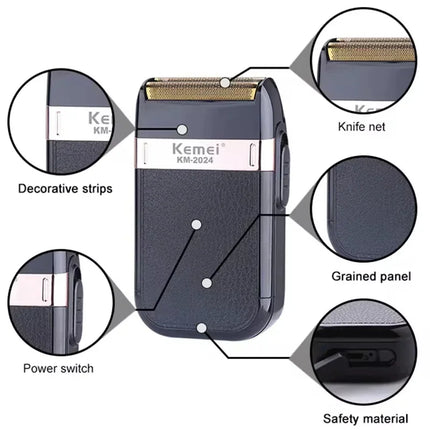 Professional Electric Hair Clippers Beard Clipper Rechargeable