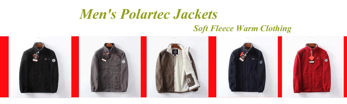 Autumn Winter Men's Fleece Jackets