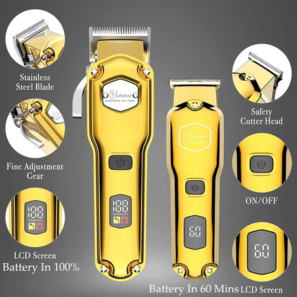 Professional Hair Clipper Combo Kit Barber