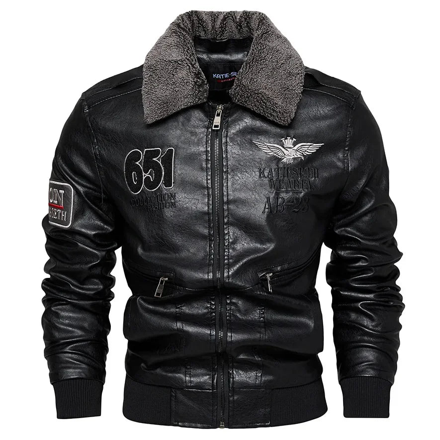 Winter Mens Leather Jacket