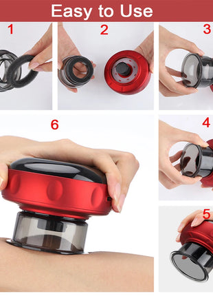 Smart 6/12 Gear Vacuum Cupping Massage Electric