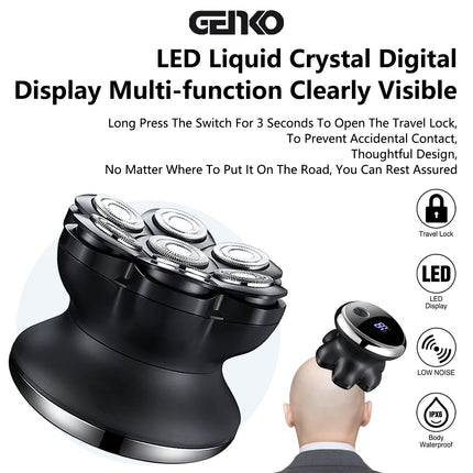 Head Shavers for Bald Men Razor 7D USB Rechargeable