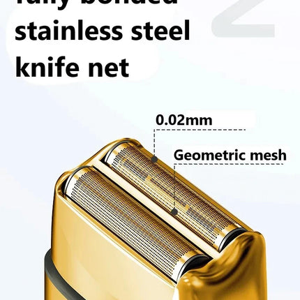 rechargeable electric shaver for men hair beard electric razor