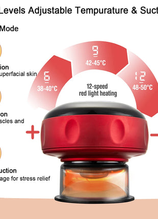 Smart 6/12 Gear Vacuum Cupping Massage Electric