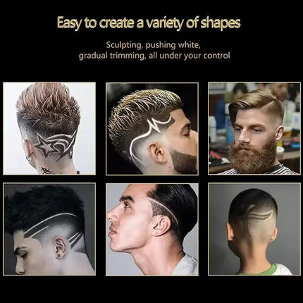 Professional Hair Clipper Electric Barber Clipper USB Rechargeable