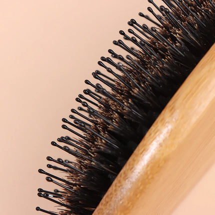BOOMSLIFE Boar Bristle Hair Brush Women Barber Accessories