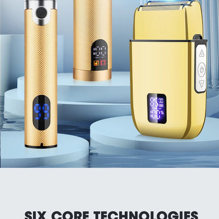 RESUXI 978 Men's High-Power Hair Clipper Electric Shaver Set Professional Barber