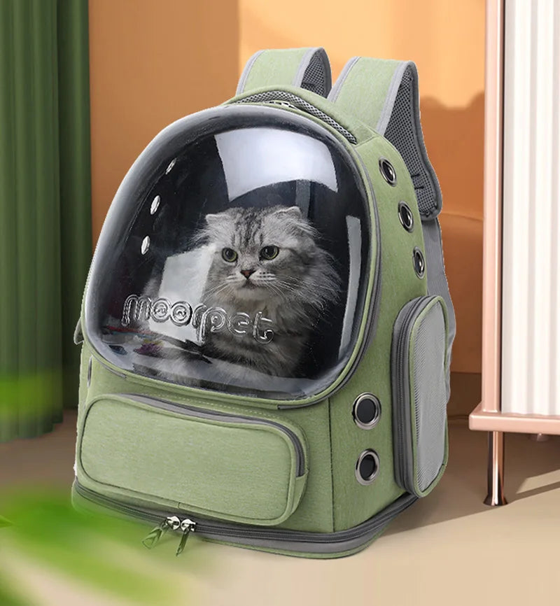 Transparent Pet Cat Carrier Bag Outdoor Travel Backpack for Cats