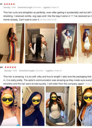 100% Vietnamese Human Hair Wigs