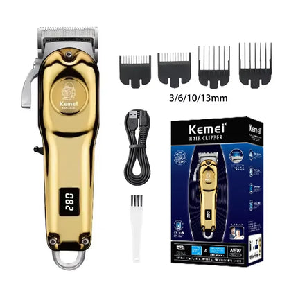 Professional Electric Hair Clippers Beard Clipper Rechargeable