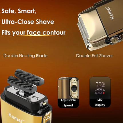 Kit Electric Shaver For Men