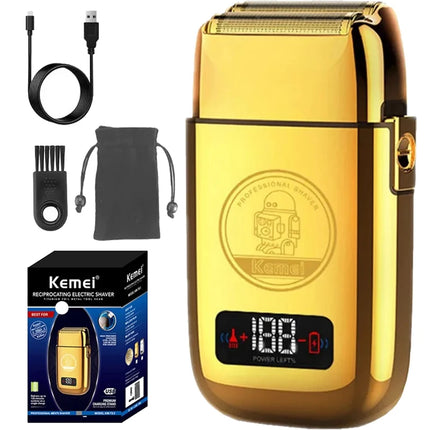 rechargeable electric shaver for men hair beard electric razor