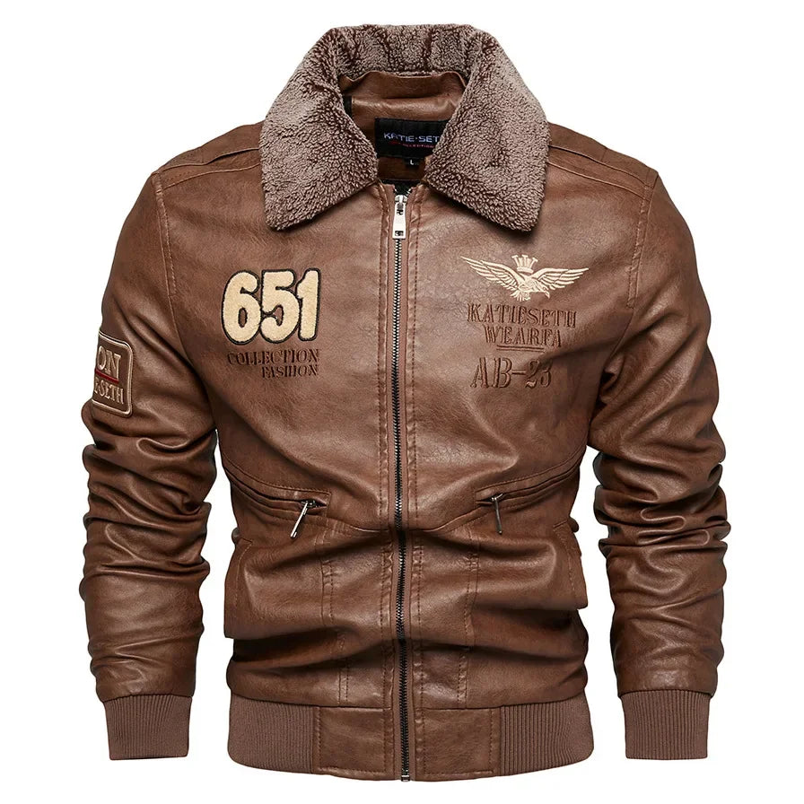 Winter Mens Leather Jacket