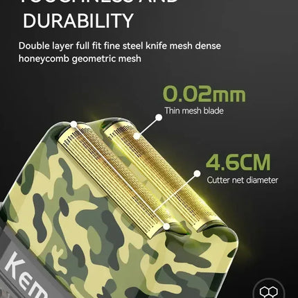 Kemei Hair Clippers Kit or Blade Rechargeable Electric H
