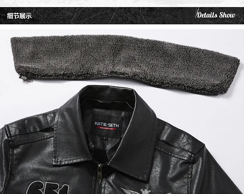 Winter Mens Leather Jacket