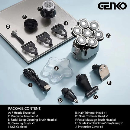 Head Shavers for Bald Men 6-in-1 Shavers Electric