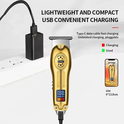 Professional Electric Hair Clippers Beard Clipper Rechargeable