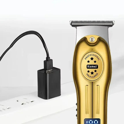 Professional Electric Hair Clippers Beard Clipper Rechargeable