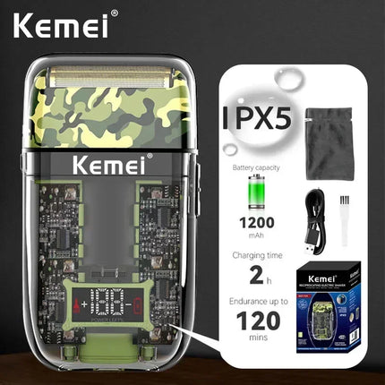 Kemei Hair Clippers Kit or Blade Rechargeable Electric H