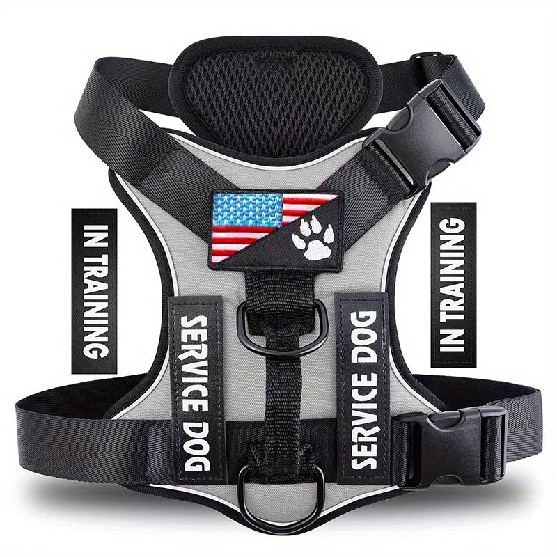 Service Dog Harness, Reflective Dog Vest