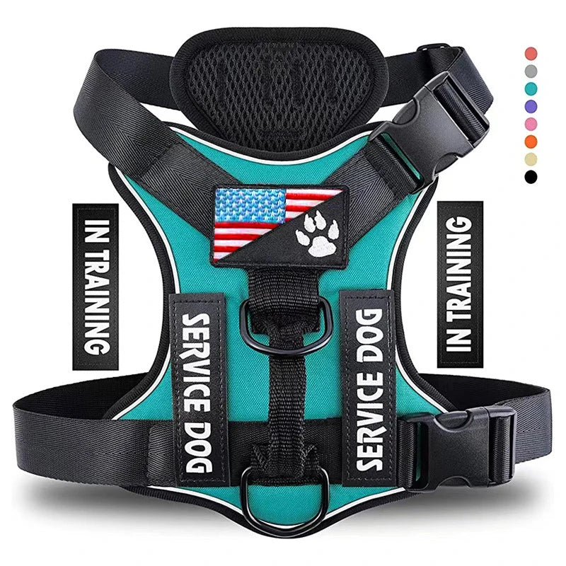 Service Dog Harness, Reflective Dog Vest