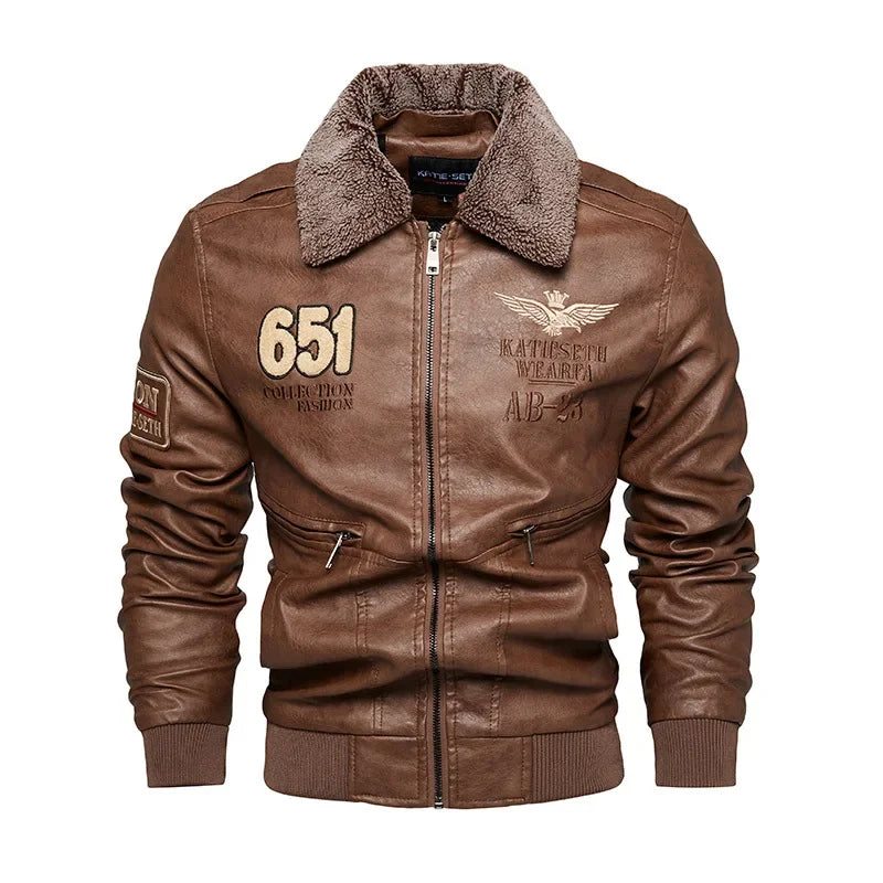 Winter Mens Leather Jacket