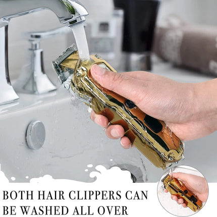Professional Hair Clipper Combo Kit Barber