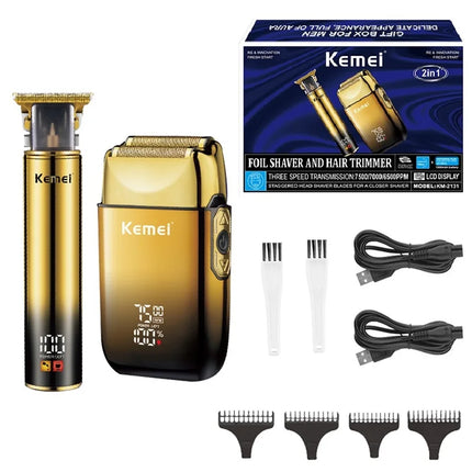 Kit Electric Shaver For Men