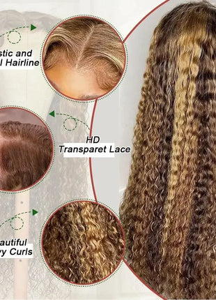 100% Human Hair13x4 Lace Frontal Wig For Women