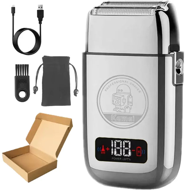 rechargeable electric shaver for men hair beard electric razor