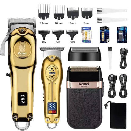 Professional Electric Hair Clippers Beard Clipper Rechargeable