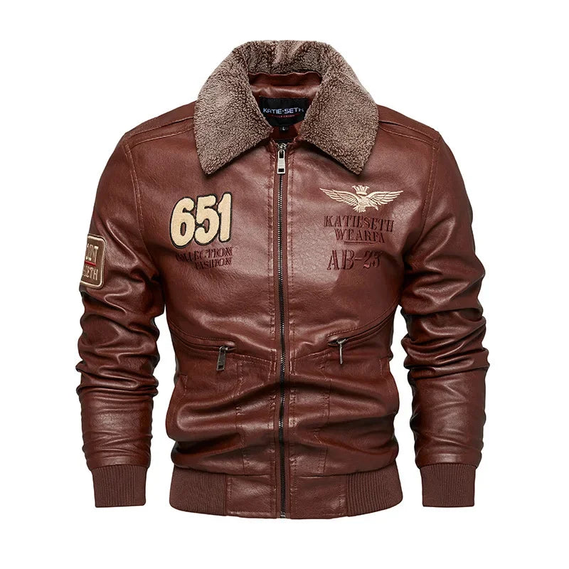 Winter Mens Leather Jacket