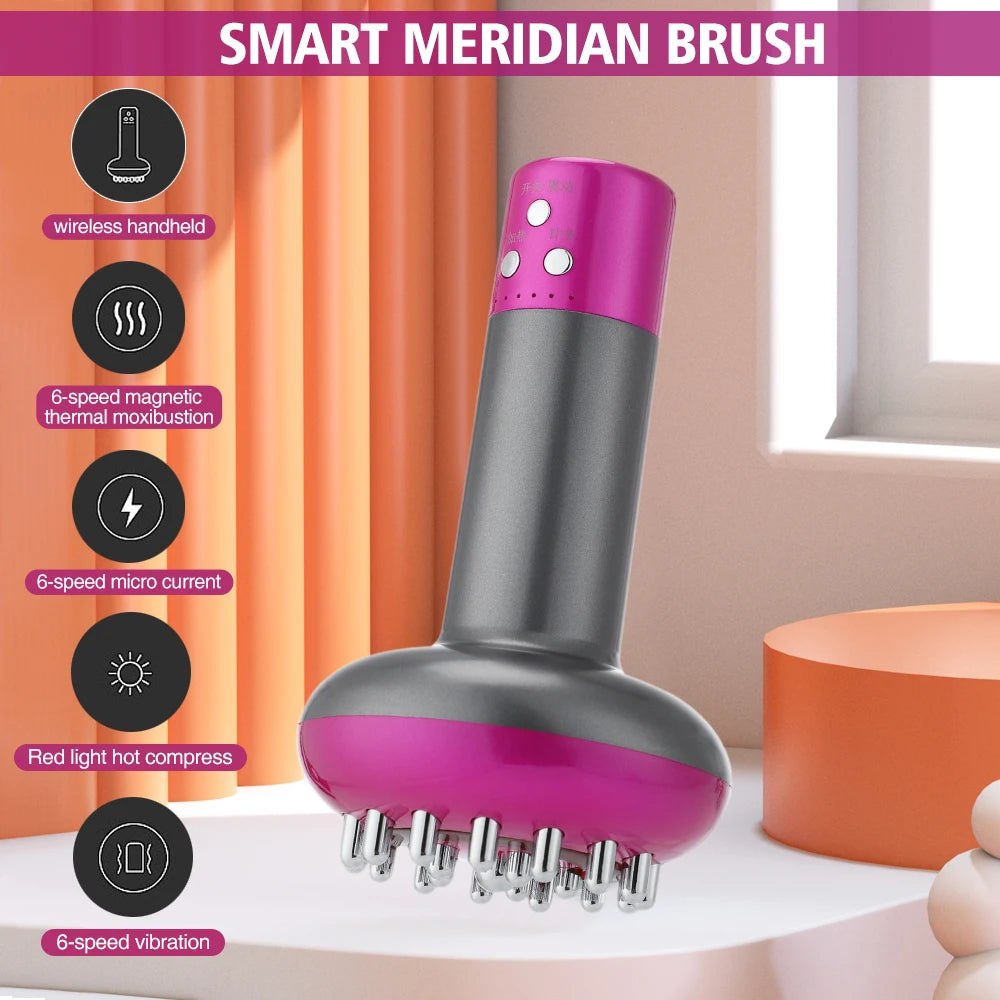 Electric Meridian Brush Body Massager